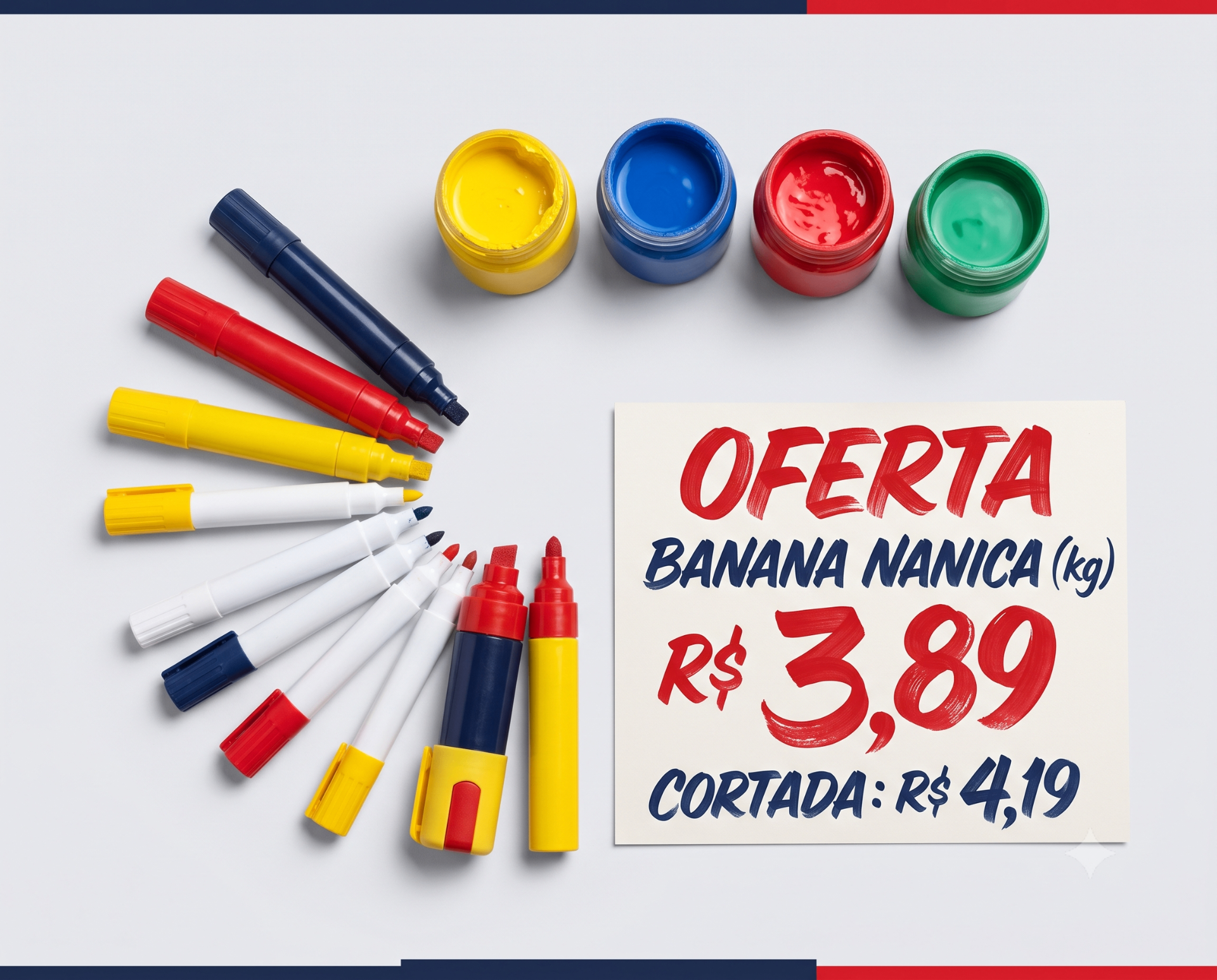 Kits de escrita: tintas e canetas poster